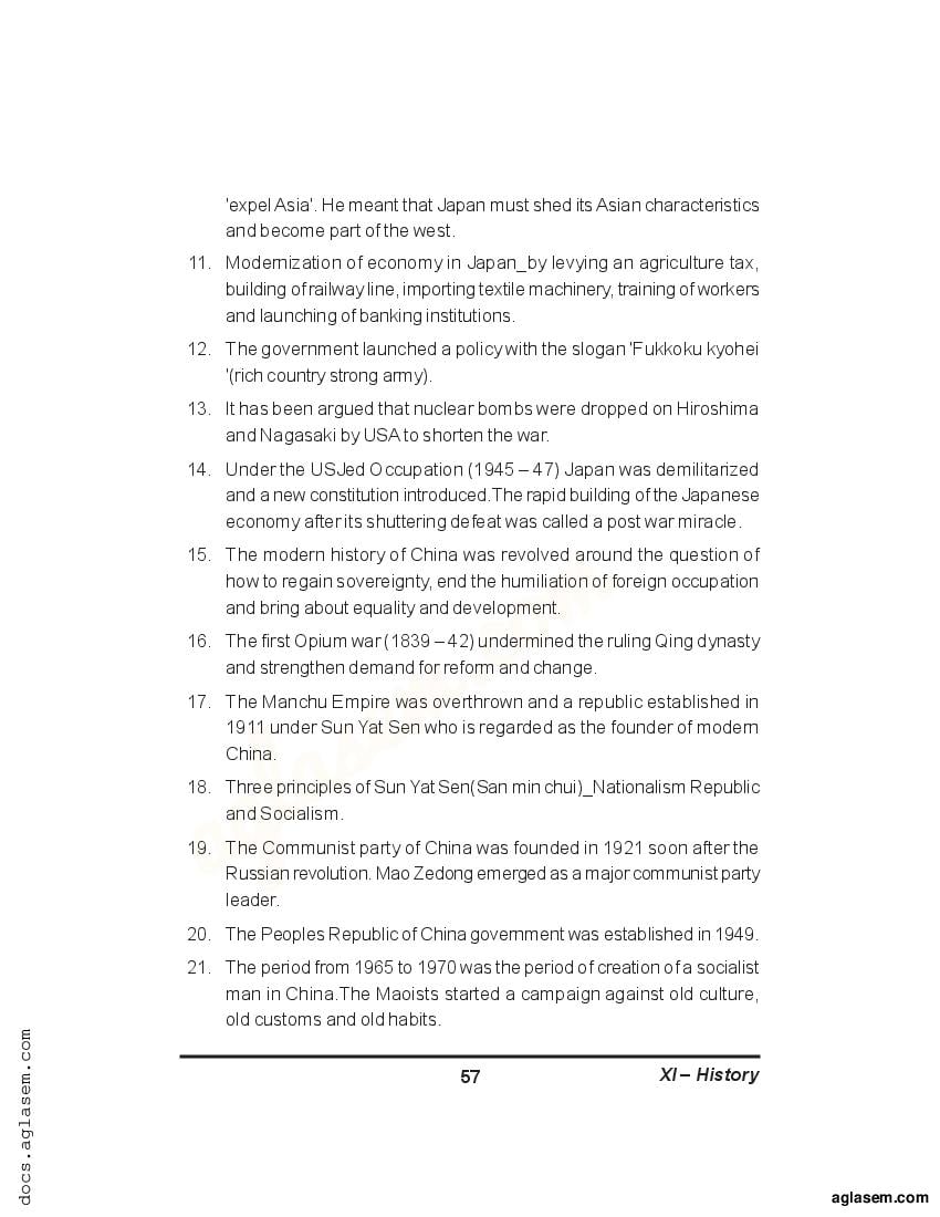 Class 11 History Notes for Paths to Modernization (PDF) - Study ...