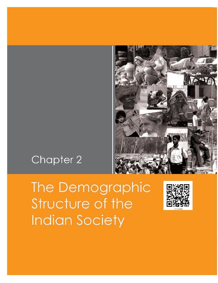 NCERT Book Class 12 Sociology (Indian Society) Chapter 2 The Demographic Structure of the Indian Society - Page 1