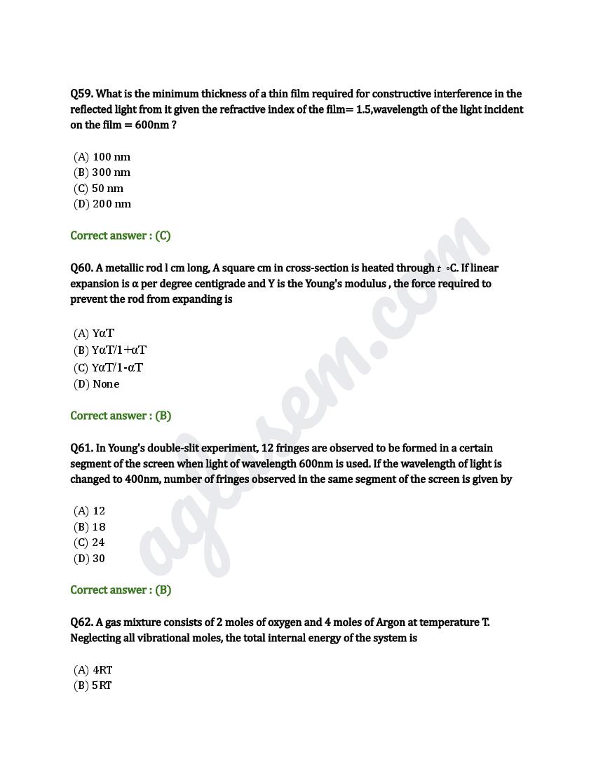 HP B.Sc Nursing 2021 Question Paper PDF with Answers (Memory-Based)