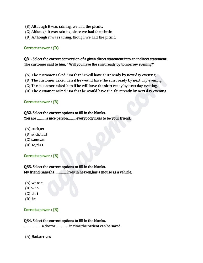 HP B.Sc Nursing 2021 Question Paper PDF with Answers (Memory-Based)