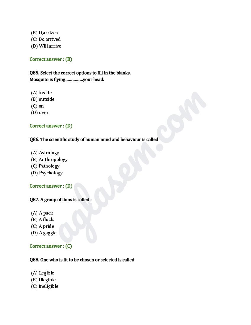 HP B.Sc Nursing 2021 Question Paper PDF with Answers (Memory-Based)