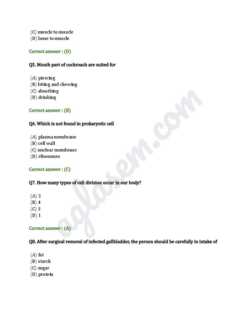 HP B.Sc Nursing 2021 Question Paper PDF with Answers (Memory-Based)
