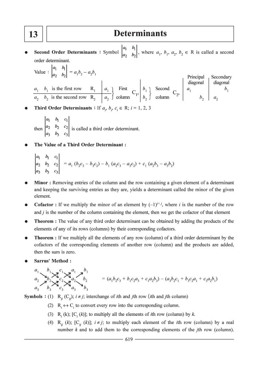 JEE  Mathematics Question Bank - Determinants - Page 1 of 46