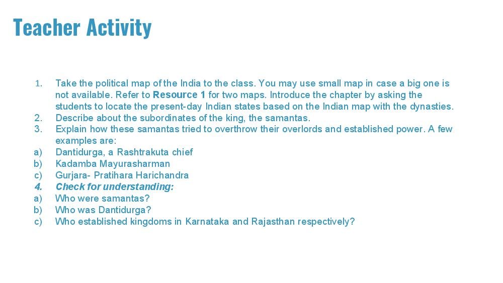 Teaching Material for Class 7 History – NCERT CBSE Handbook for Teachers