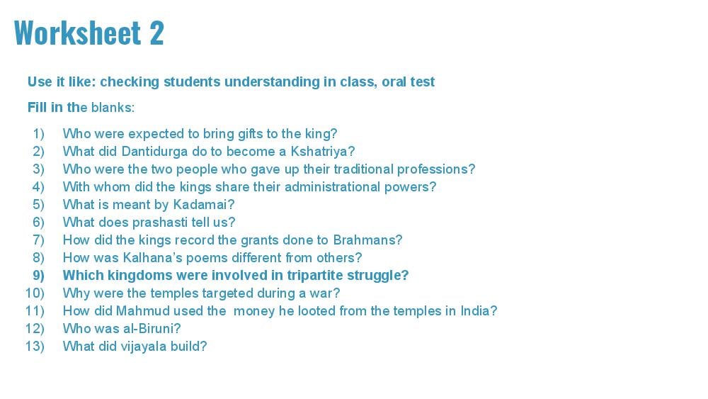 Teaching Material for Class 7 History – NCERT CBSE Handbook for Teachers