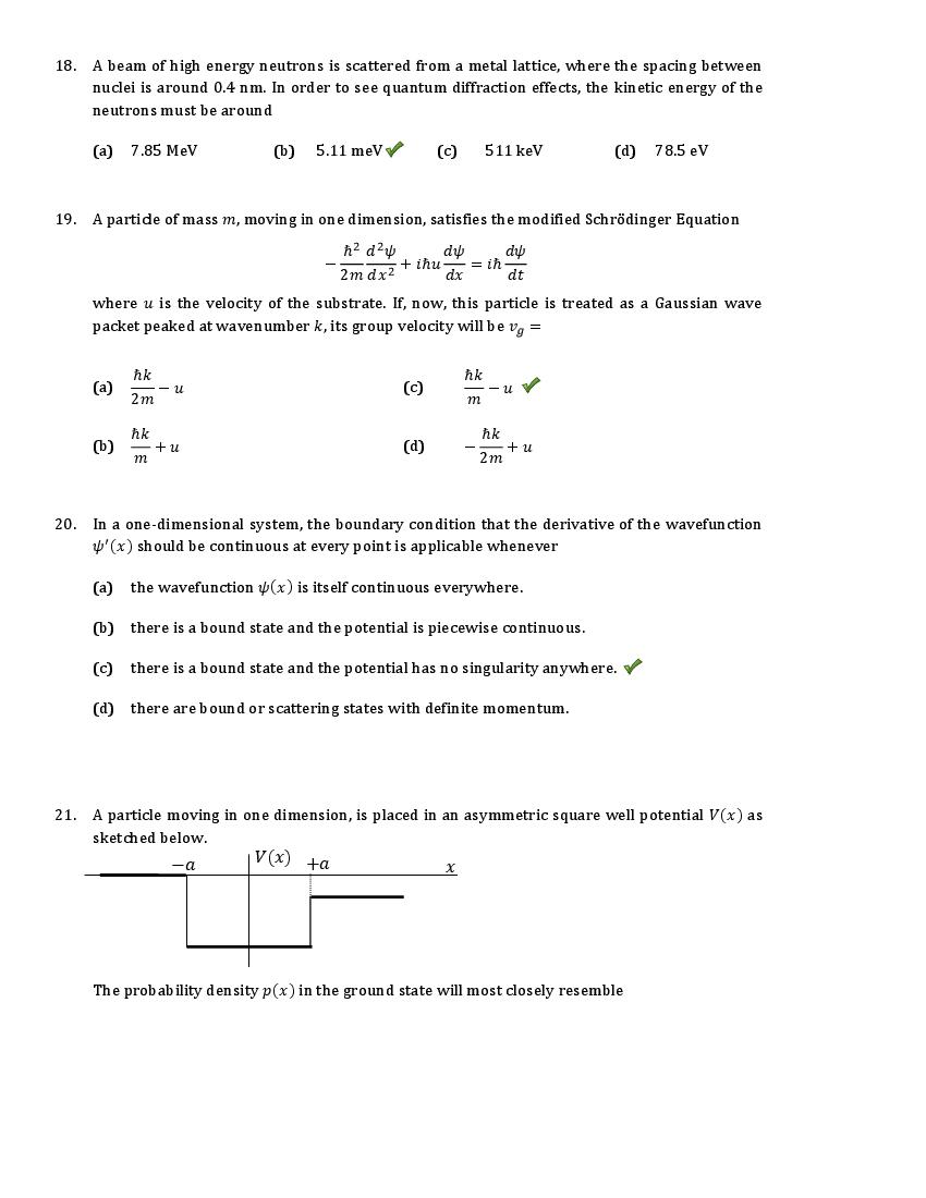 TIFR GS 2019 Question Paper PDF (Physics PhD, I-PhD and 5 More)