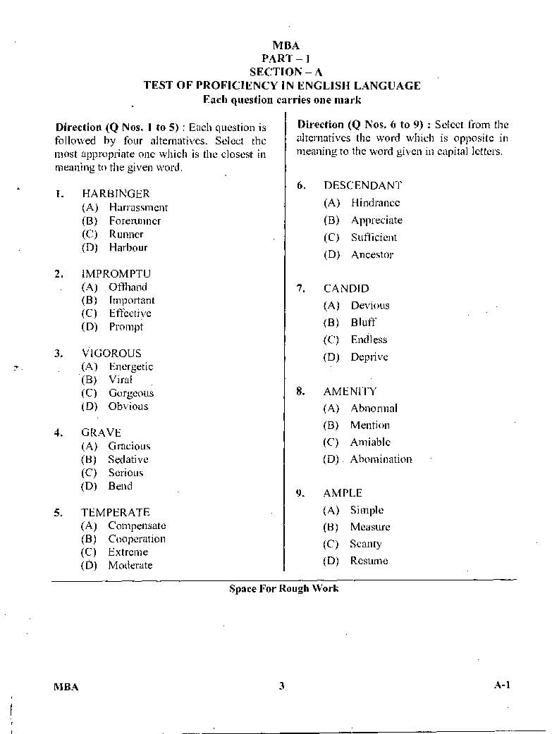 Karnataka PGCET 2017 Question Paper PDF with Answer Key (11 Papers)