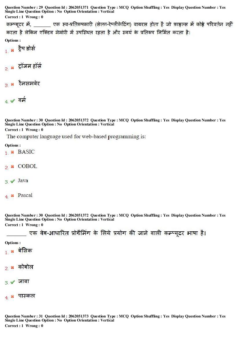 MP CPCT 2018 Question Papers PDF (14 Dates, Inscript & Remington)