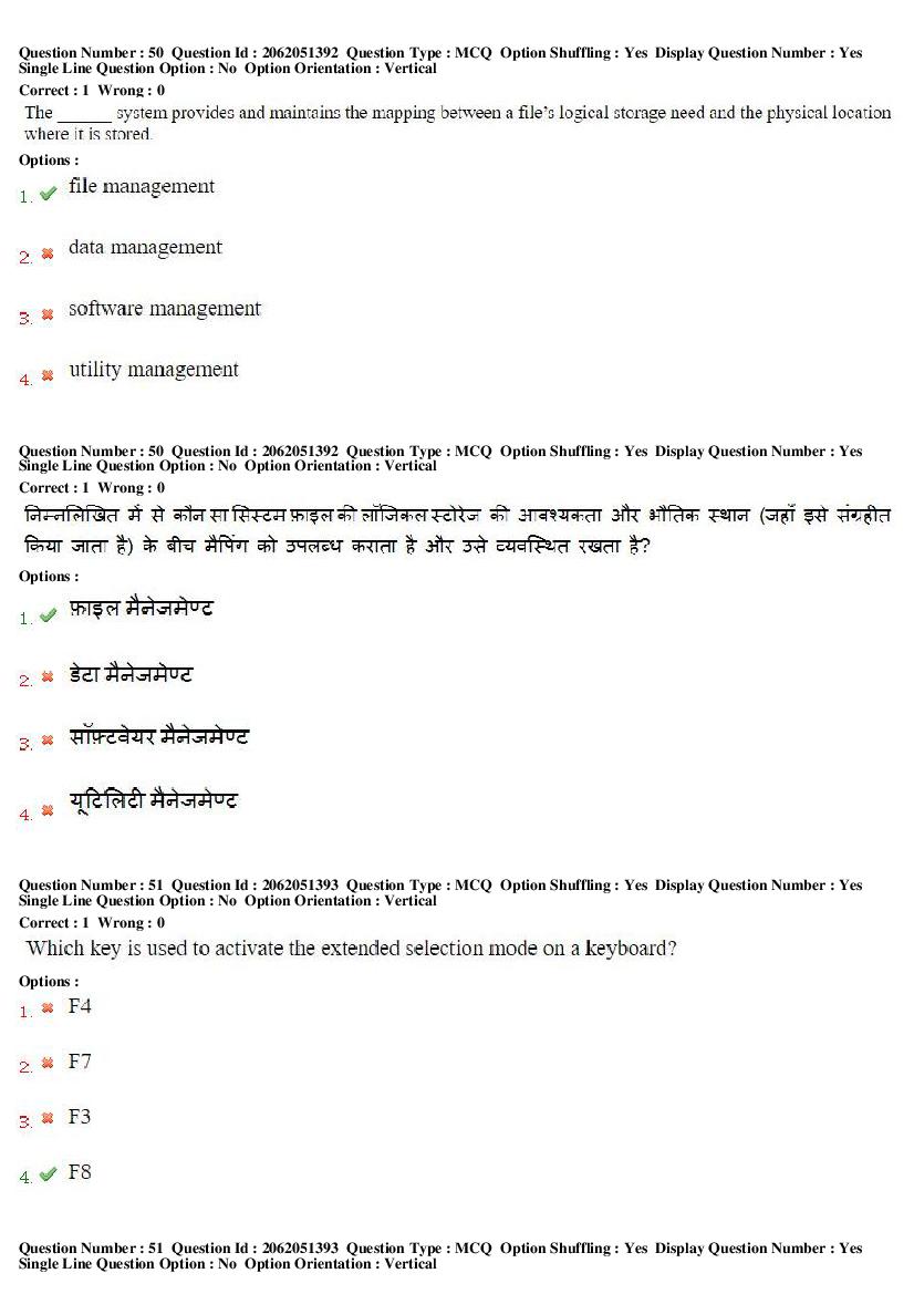 MP CPCT 2018 Question Papers PDF (14 Dates, Inscript & Remington)