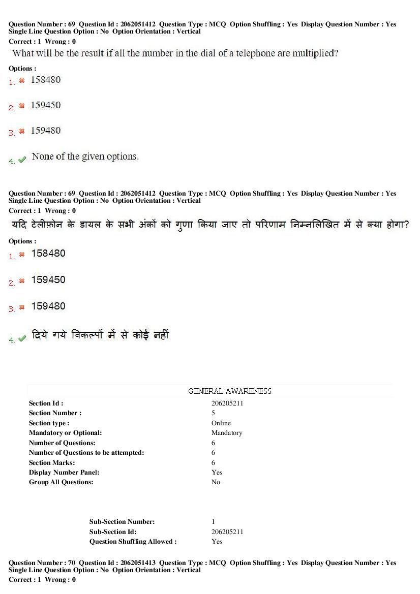 MP CPCT 2018 Question Papers PDF (14 Dates, Inscript & Remington)