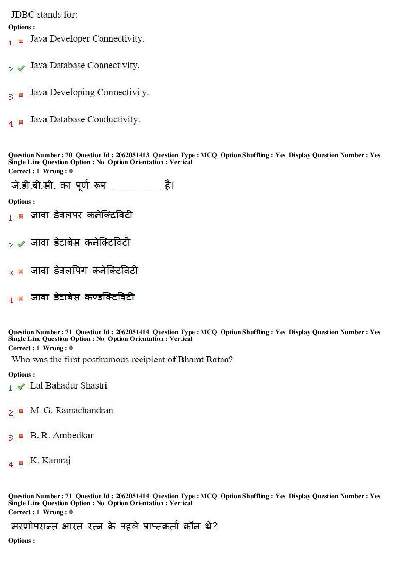MP CPCT 2018 Question Papers PDF (14 Dates, Inscript & Remington)