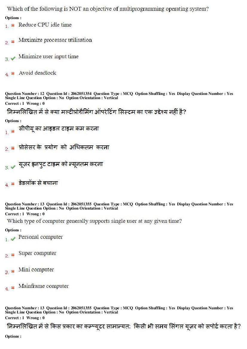 MP CPCT 2018 Question Papers PDF (14 Dates, Inscript & Remington)