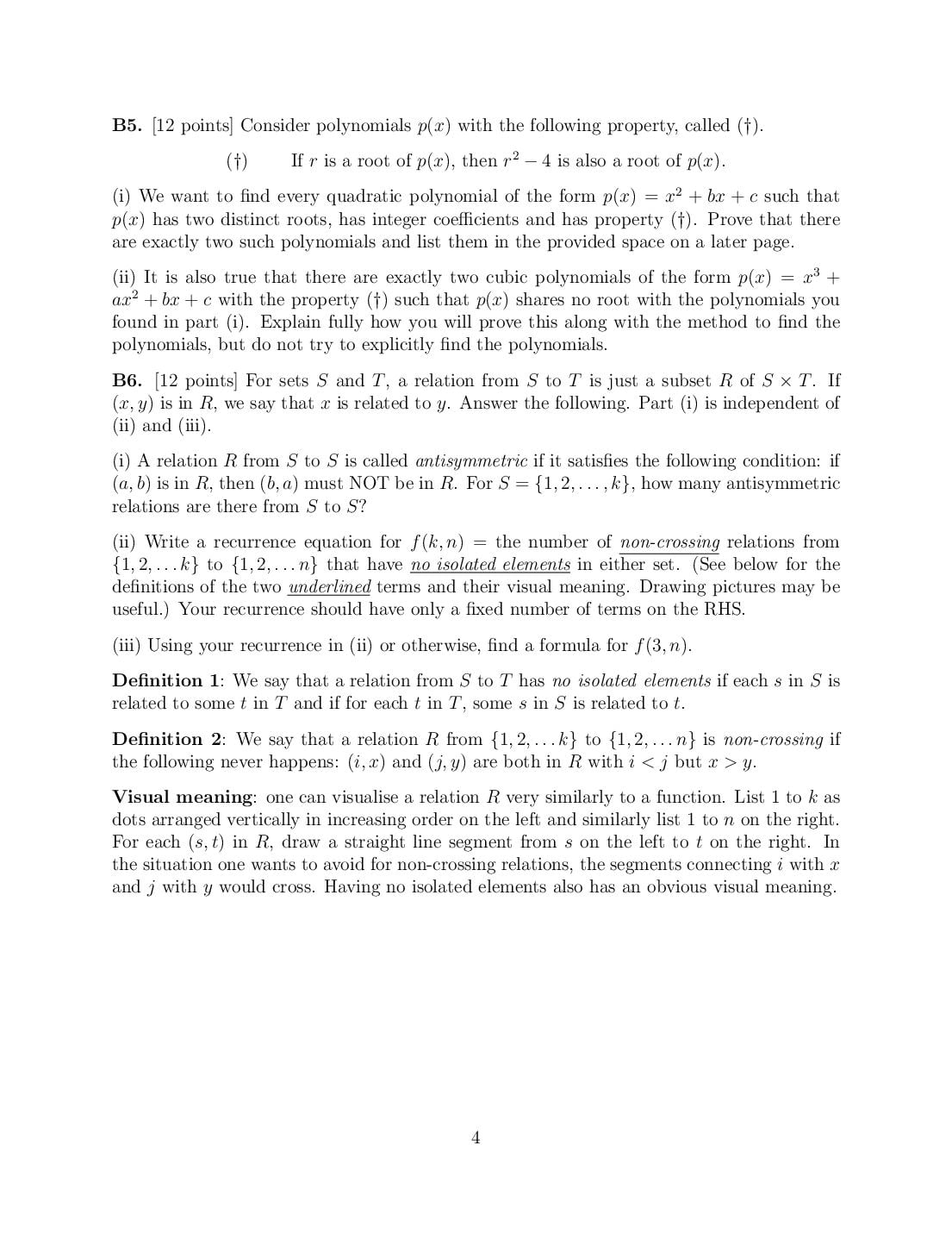 CMI Entrance Exam 2020 Question Papers PDF with Solutions (4 Papers)