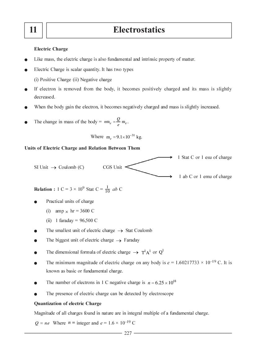 JEE NEET Physics Question Bank - Electrostatics - Page 1