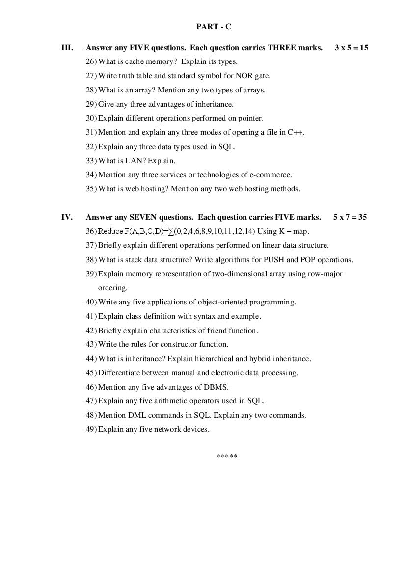 business model question paper 2022 2nd puc