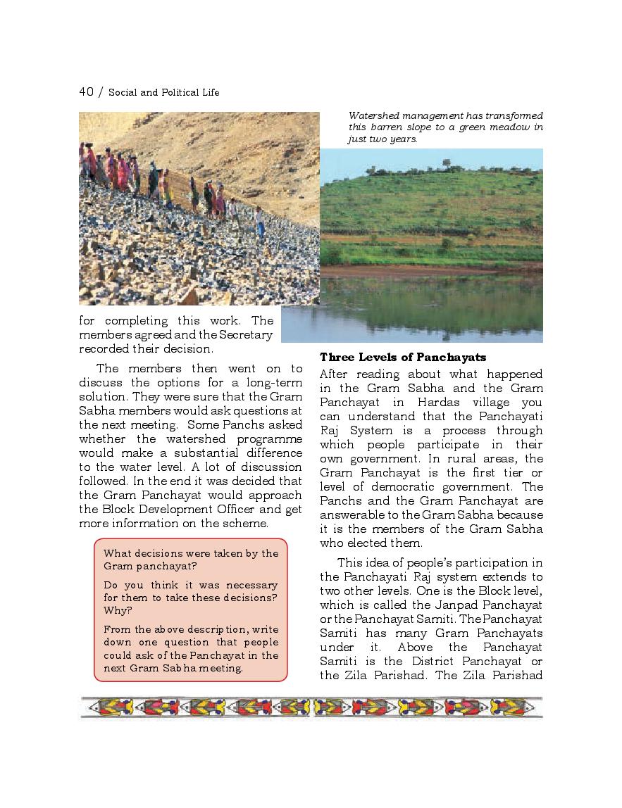 NCERT Book Class 6 Social Science Chapter 4 Panchayati Raj PDF 