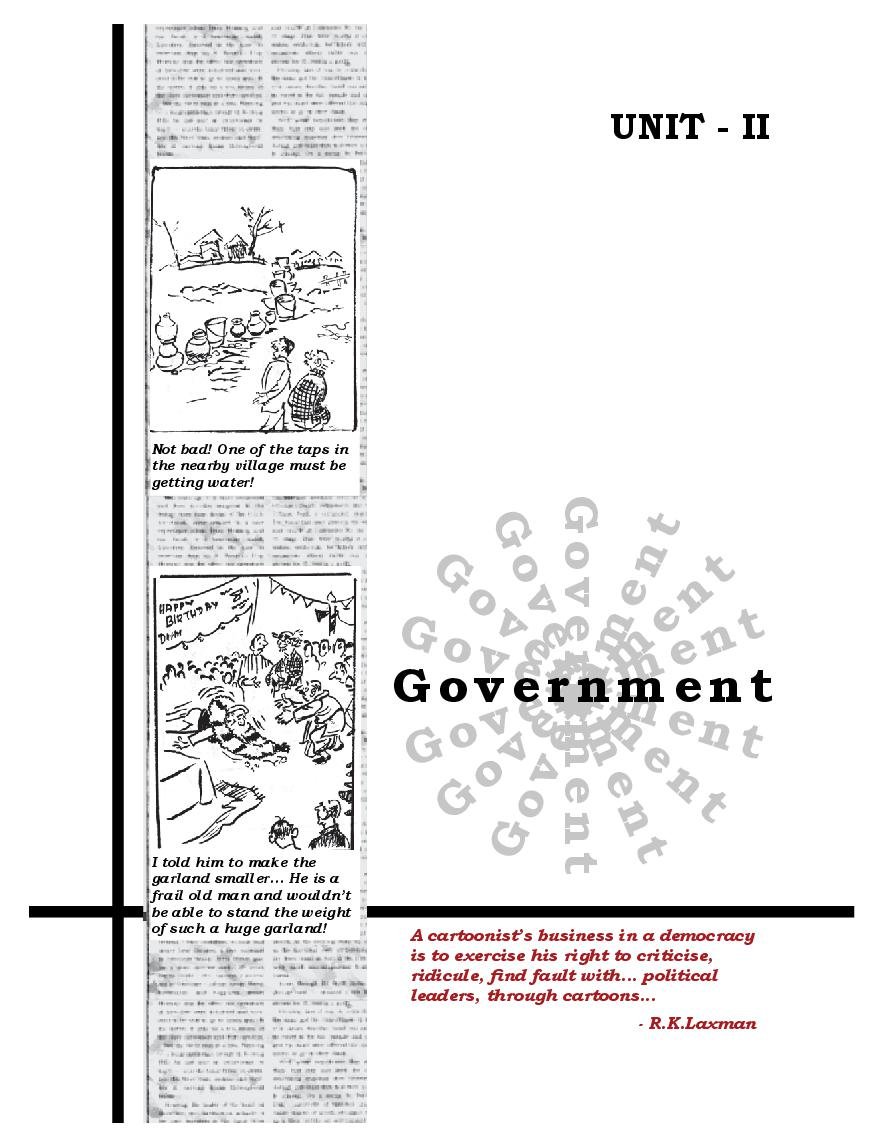 NCERT Book Class 6 Social Science (Civics) Chapter 3 What is Government? - Page 1