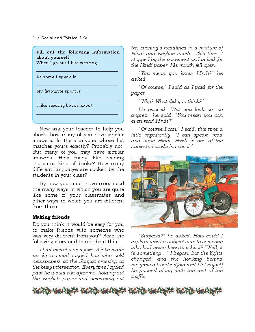 Ncert Book Class 6 Social Science Chapter 1 Understanding Diversity Pdf