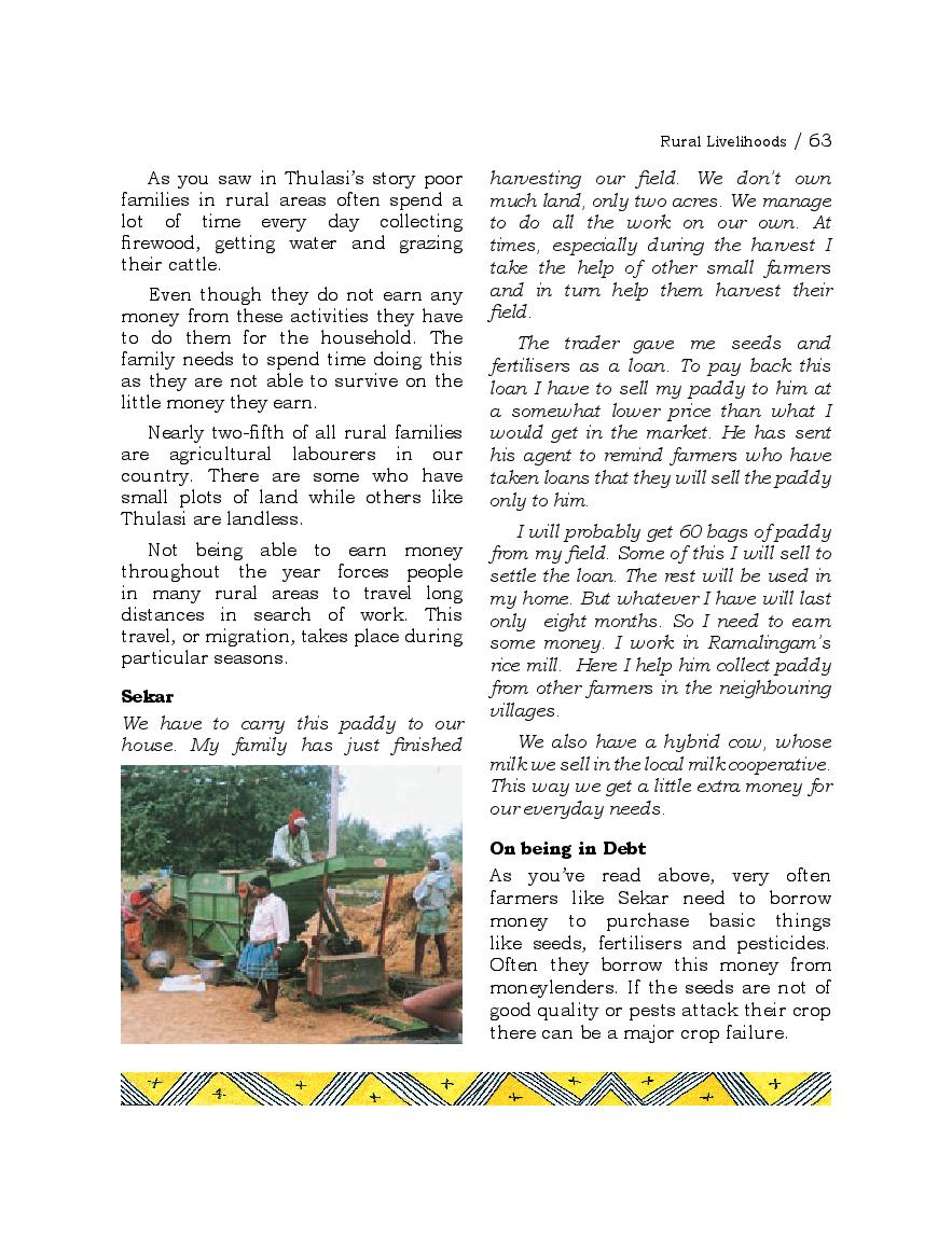 NCERT Book Class 6 Social Science Chapter 7 Rural Livelihoods (PDF)