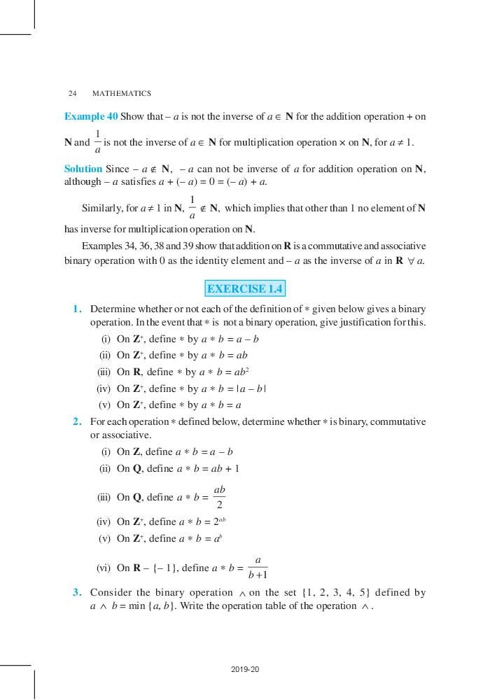 Ncert Book Class 12 Maths Chapter 1 Relations And Functions Pdf Aglasem 7310