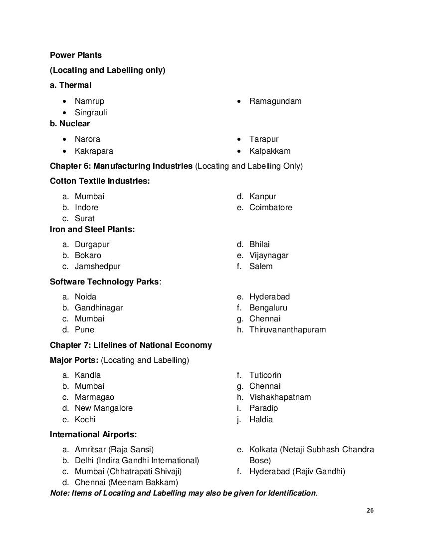 Cbse Syllabus For Class 10 Social Science 2021 22 revised Aglasem 