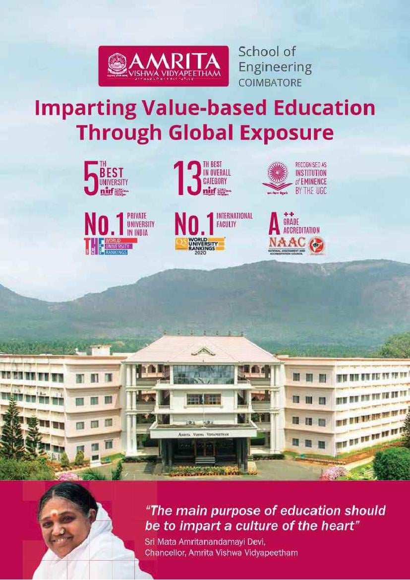 AEEE 2022 Brochure for Amrita Coimbatore Campus - Page 1