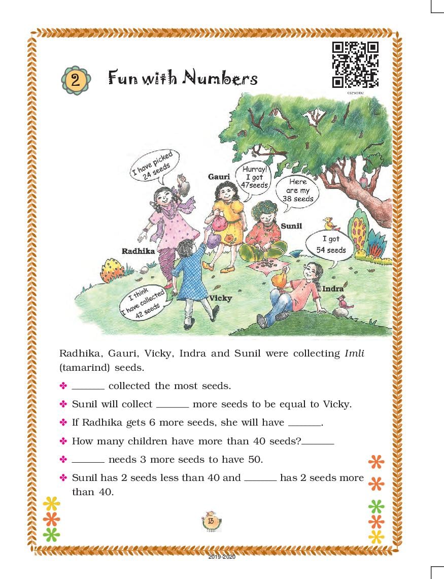 NCERT Book Class 3 Maths Chapter 2 Fun With Numbers - Page 1