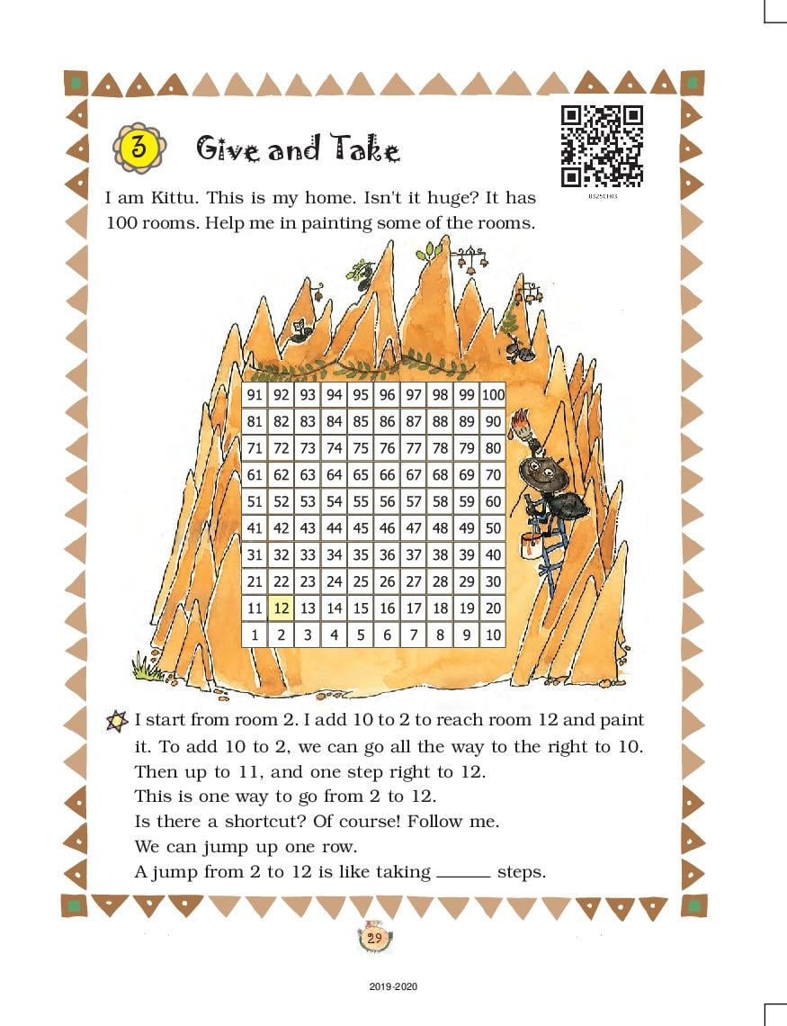 NCERT Book Class 3 Maths Chapter 3 Give And Take - Page 1