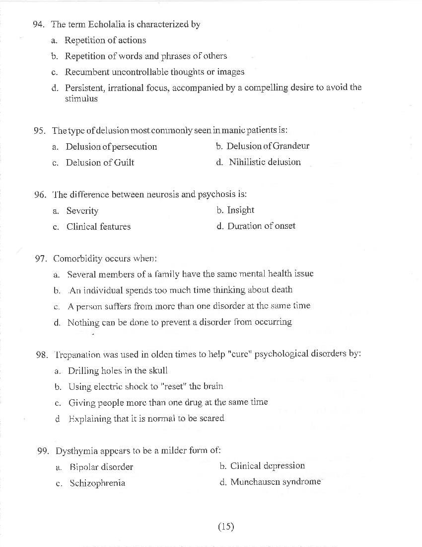 HP M.Sc Nursing 2021 Question Paper PDF with Answer Key