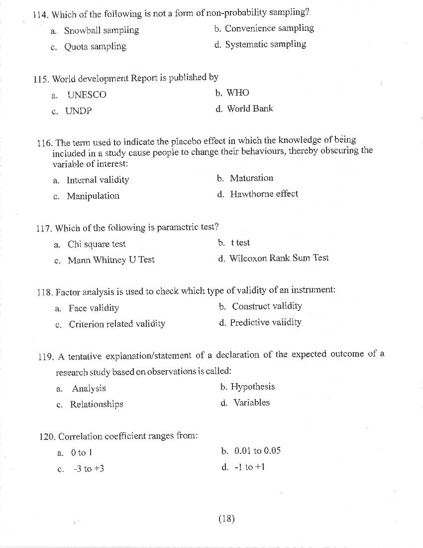 HP M.Sc Nursing 2021 Question Paper PDF with Answer Key