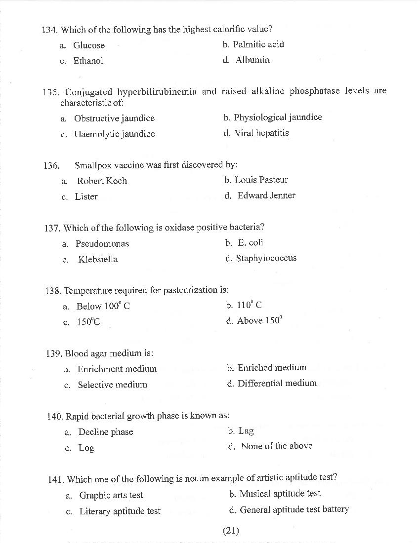 HP M.Sc Nursing 2021 Question Paper PDF with Answer Key