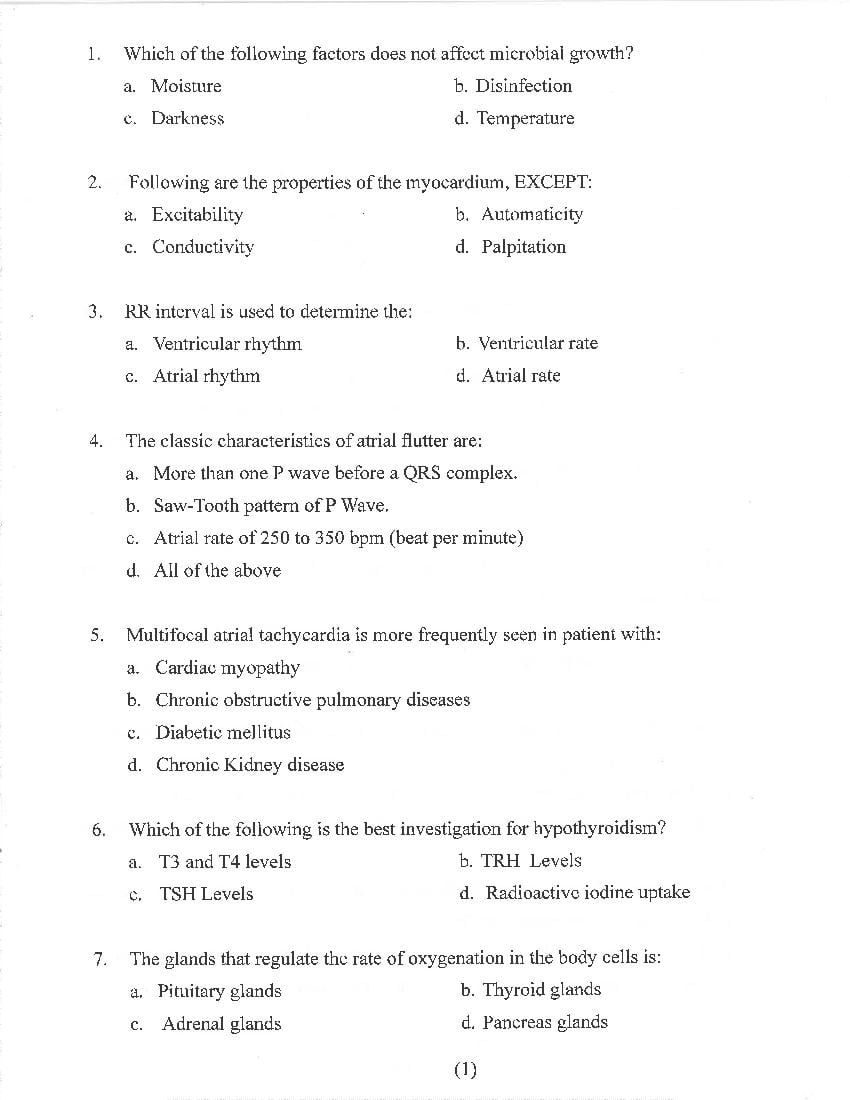 HP M.Sc Nursing 2021 Question Paper PDF with Answer Key