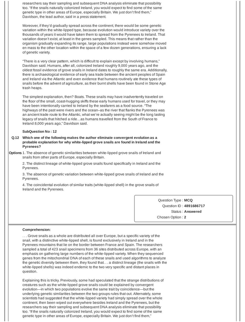 CAT 2018 Question Paper PDF with Answer Key (Slot 1 and 2)
