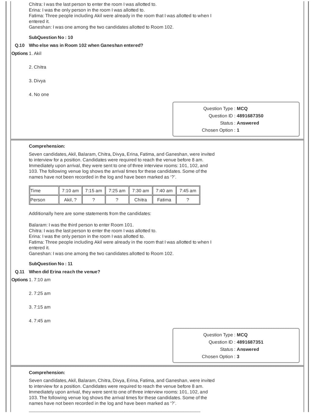 CAT 2018 Question Paper PDF with Answer Key (Slot 1 and 2)
