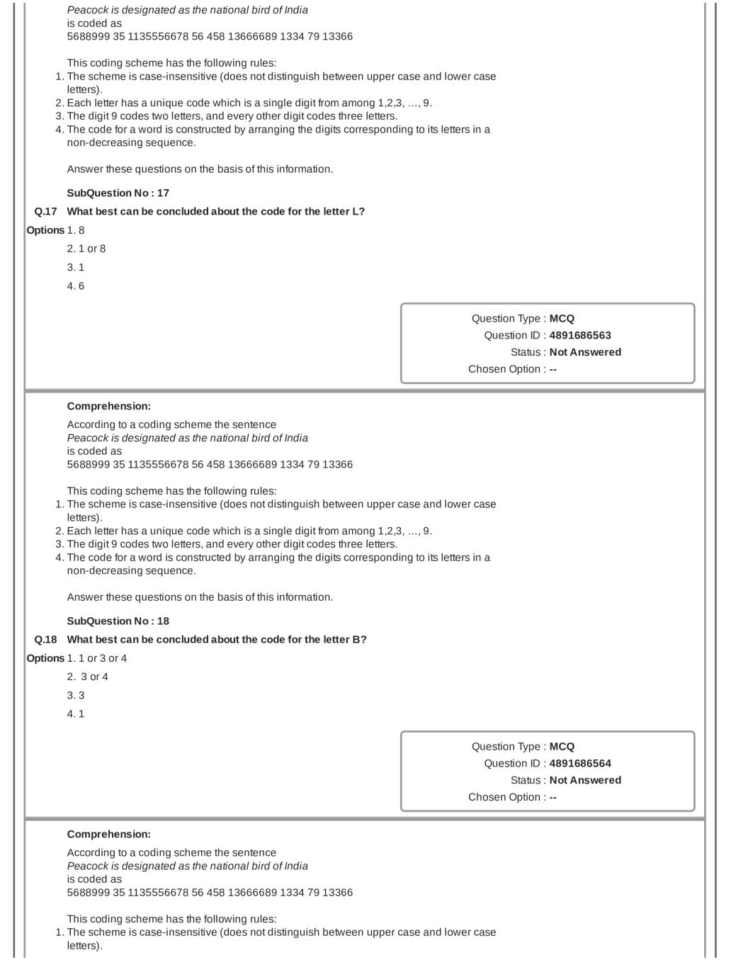 CAT 2018 Question Paper PDF with Answer Key (Slot 1 and 2)