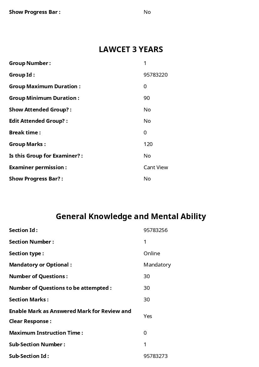 TS LAWCET 2022 Question Paper PDF (3 Papers, Answers Marked)