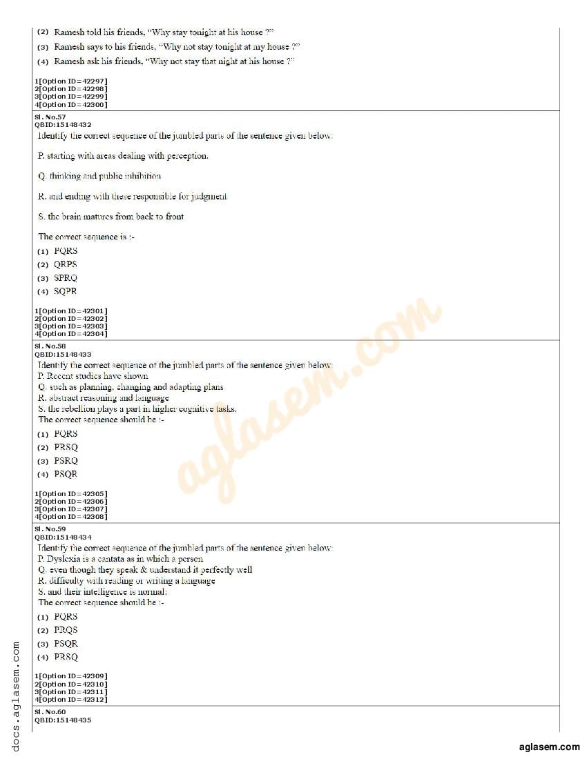 CUET PG B.Ed Languages Question Paper 2022 (PDF) - Download Here ...