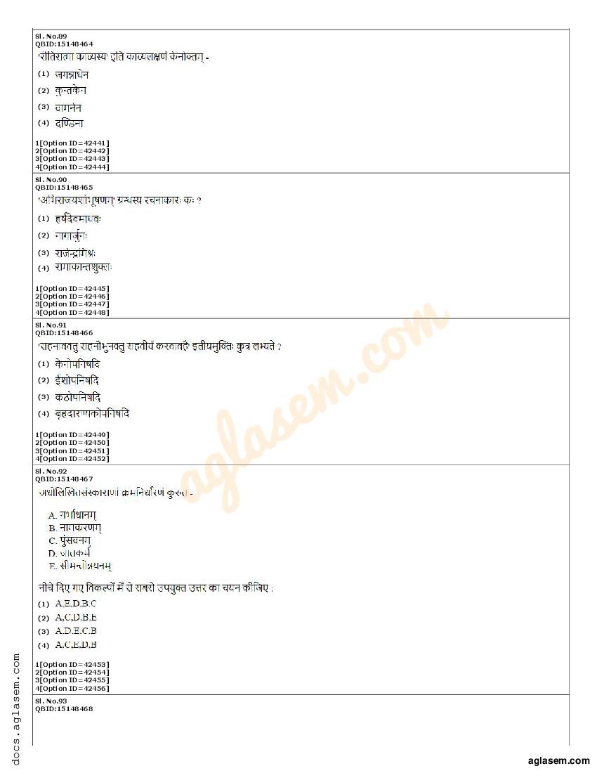 CUET PG B.Ed Languages Question Paper 2022 (PDF) - Download Here ...