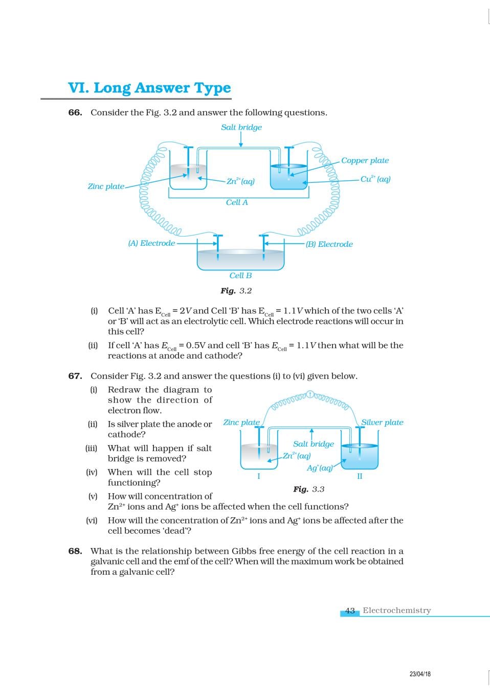 NCERT Exemplar Class 12 Chemistry Chapter 3 Electrochemistry
