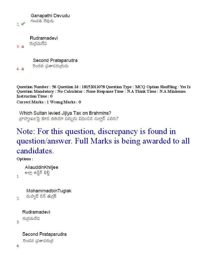 TS CPGET 2023 Question Paper PDF (44 Subjects, Answers Marked)