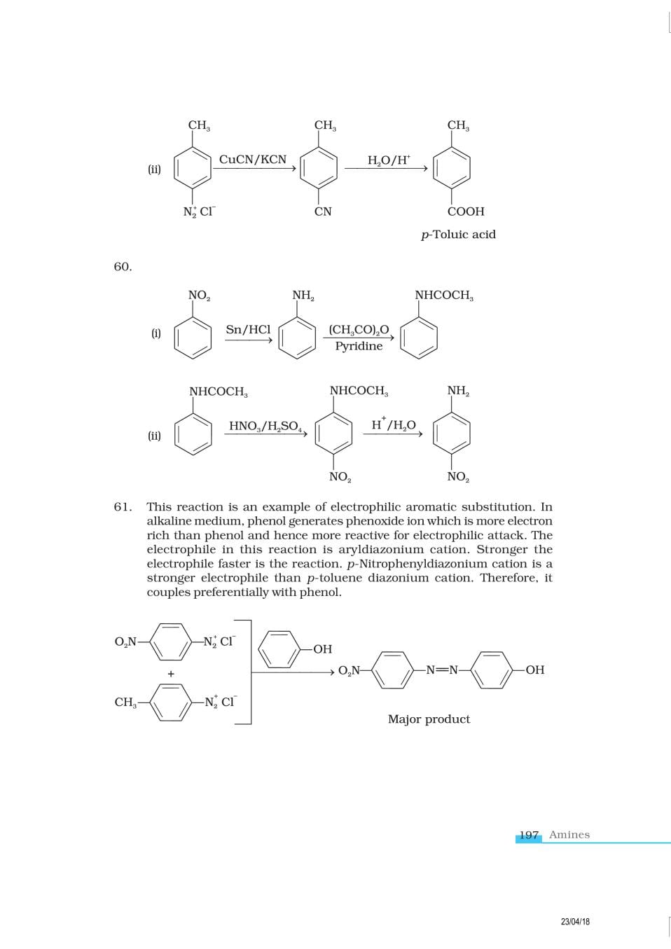 NCERT Exemplar Class 12 Chemistry Chapter 13 Amines