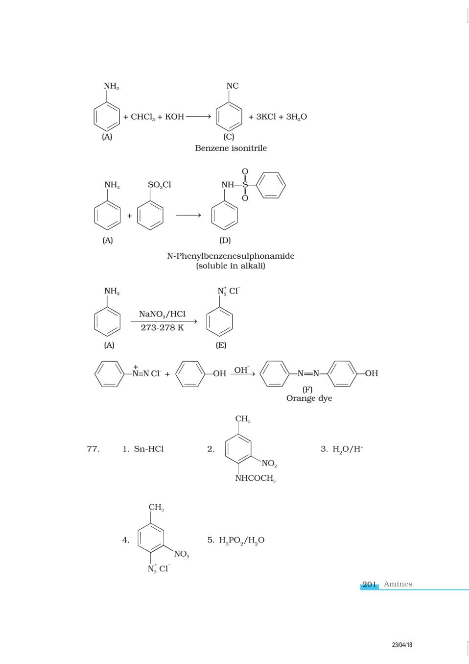 NCERT Exemplar Class 12 Chemistry Chapter 13 Amines