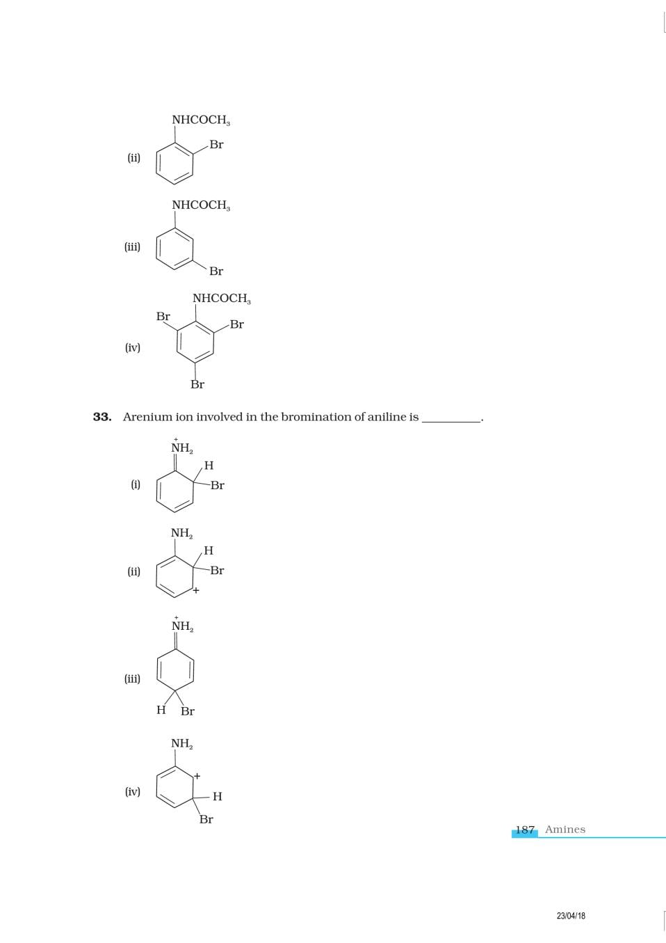 NCERT Exemplar Class 12 Chemistry Chapter 13 Amines