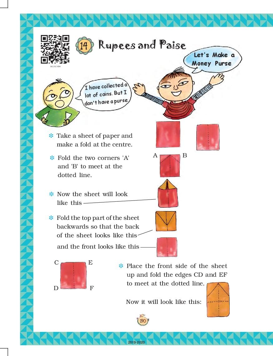NCERT Book Class 3 Maths Chapter 14 Rupees and Paise - Page 1