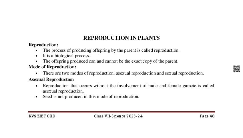 Reproduction In Plants Notes For Class 7 Science PDF OneEdu24   2 