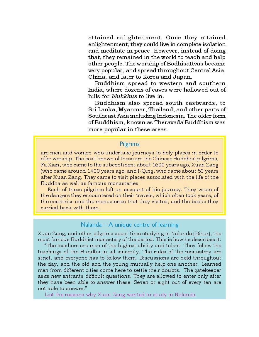 NCERT Book Class 6 History Chapter 6 New Questions and Ideas
