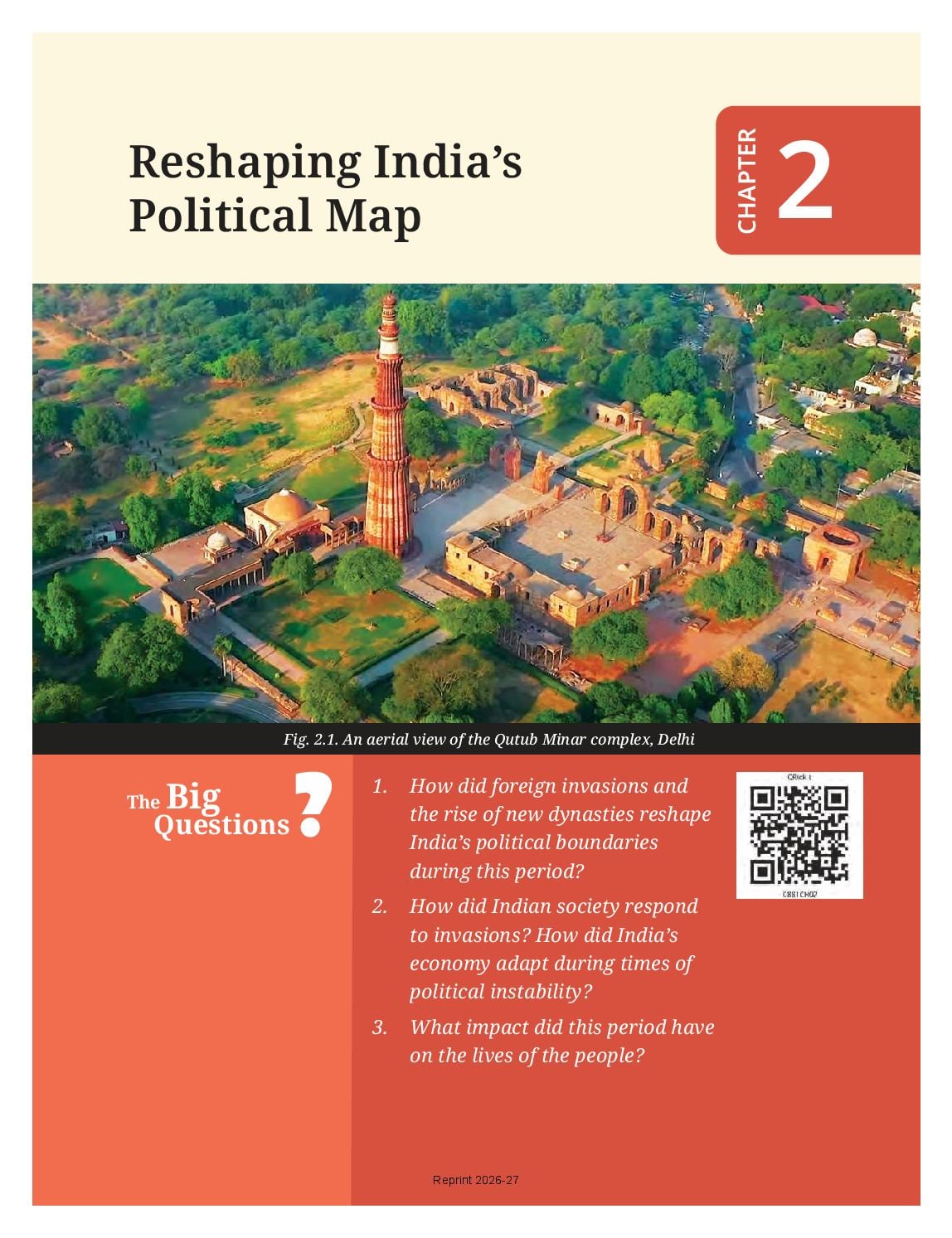 NCERT Book Class 8 Social Science (Exploring Society India and Beyond Part-I) Chapter 2 Reshaping India’s Political Map - Page 1 of 40
