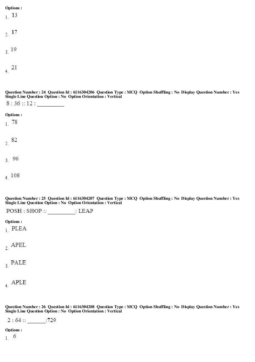 AP ICET 2018 Question Papers PDF (2 May, Shift 1 and 2)
