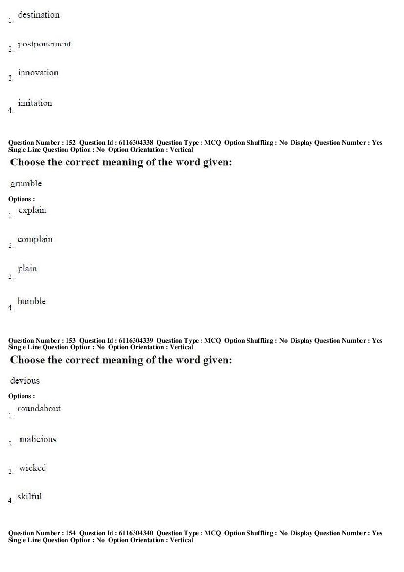 AP ICET 2018 Question Papers PDF (2 May, Shift 1 and 2)