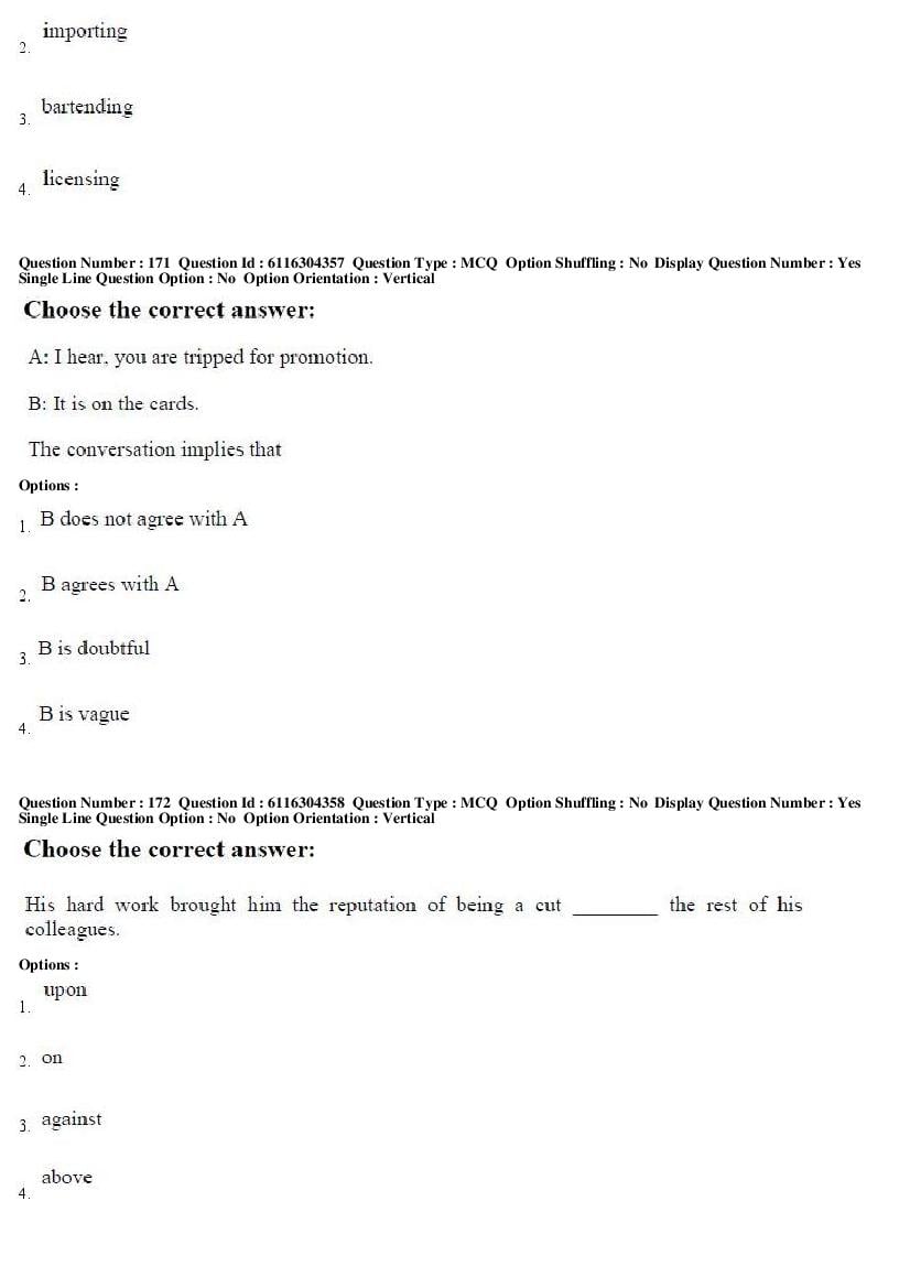 AP ICET 2018 Question Papers PDF (2 May, Shift 1 and 2)
